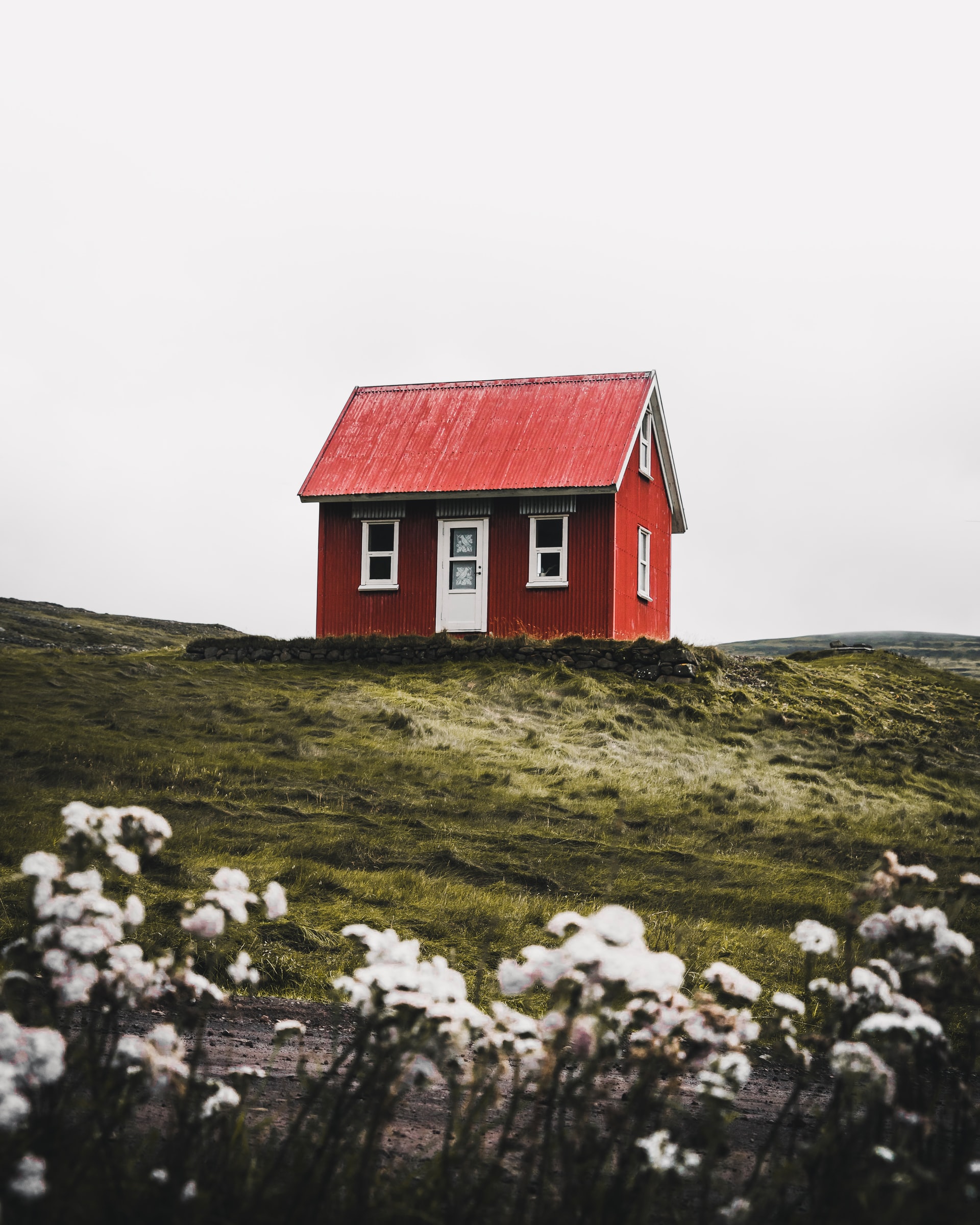 Red House on hill